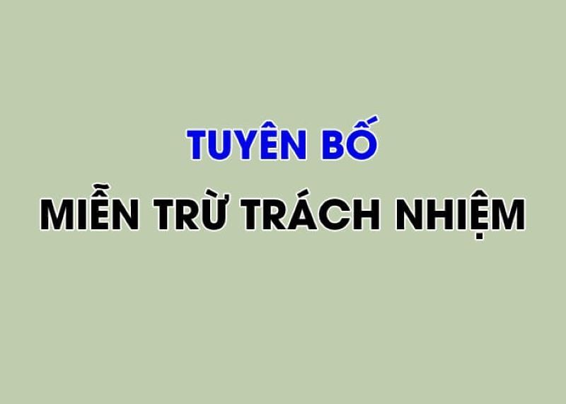 Chính sách miễn trừ trách nhiệm về tính pháp lý tại Oze6868