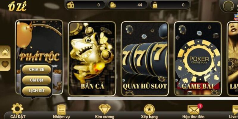 Hướng dẫn tham gia quay hũ đổi thưởng tại cổng game Oze6868